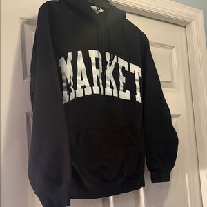 Market Black Hoodie Size Medium